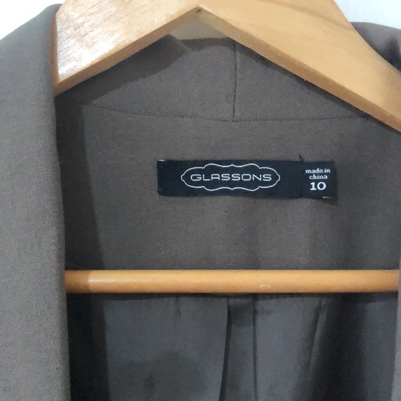 Glassons khaki business jacket blazer size 10 *price drop* - Picture 2 of 5